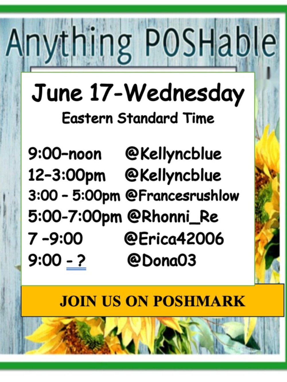 MzTeech Anything POSHABLE Share Show with Pam.
